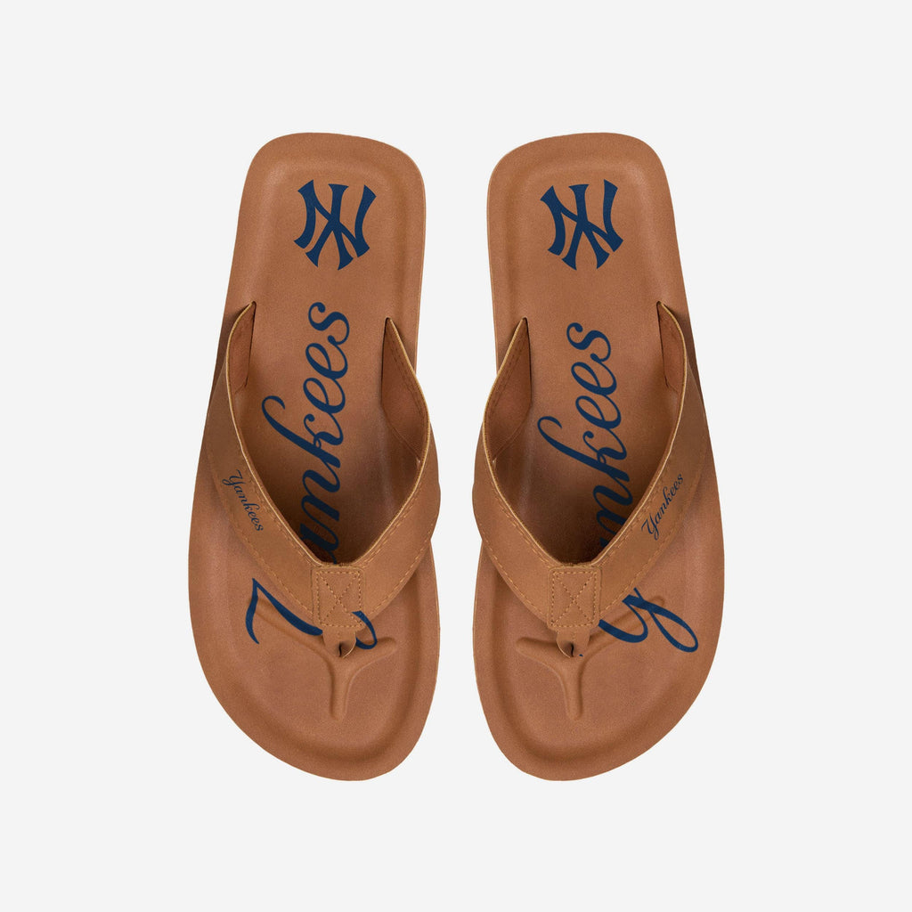 New York Yankees Color Pop Contour Flip Flop FOCO S - FOCO.com