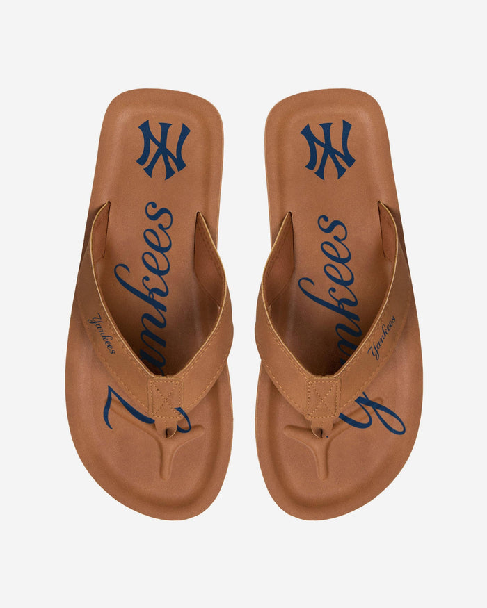 New York Yankees Color Pop Contour Flip Flop FOCO S - FOCO.com