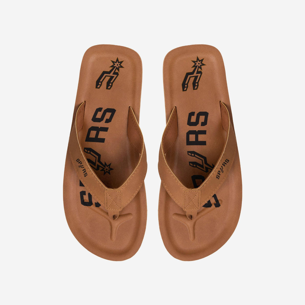 San Antonio Spurs Color Pop Contour Flip Flop FOCO S - FOCO.com