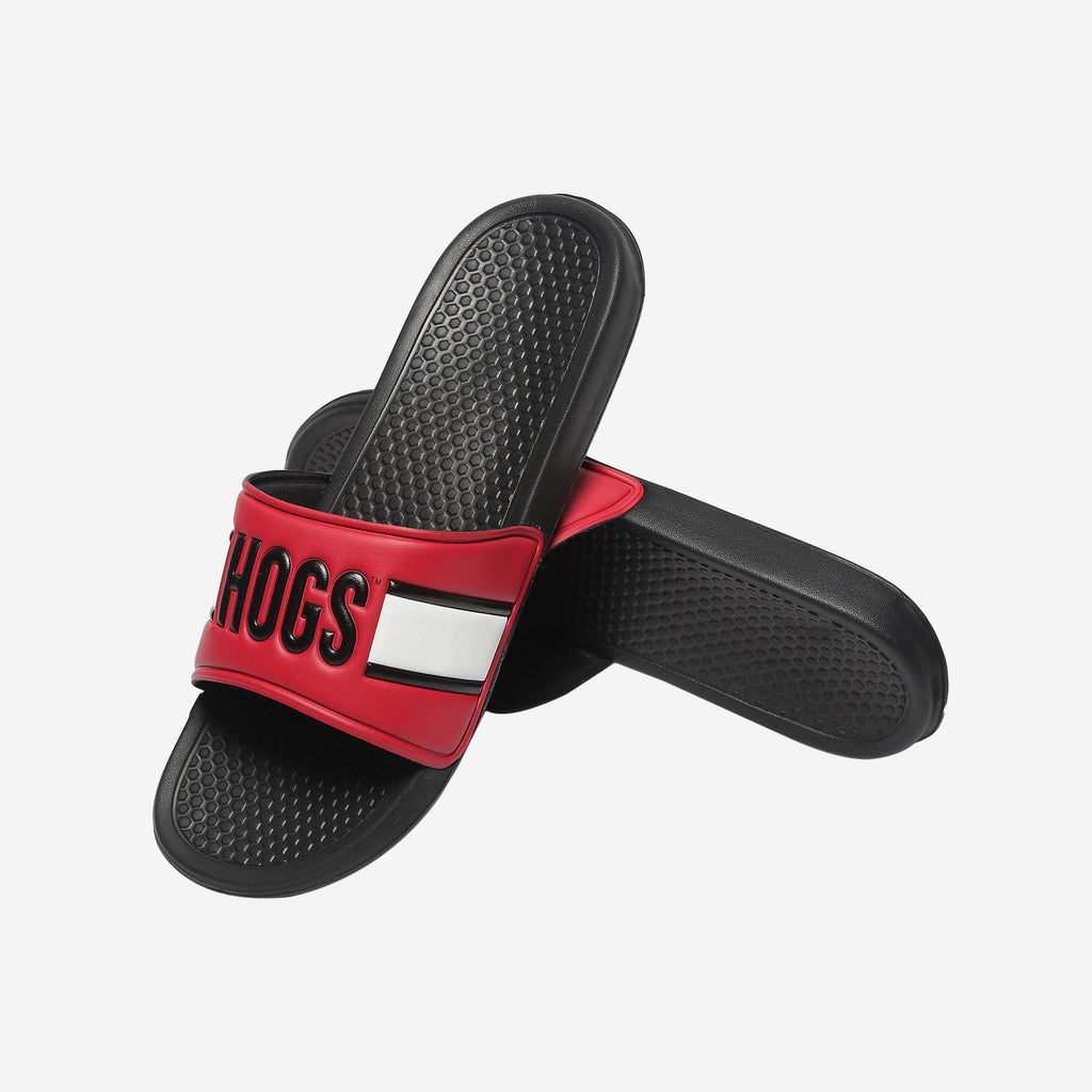 Arkansas Razorbacks Raised Wordmark Slide FOCO