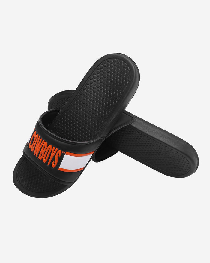 Oklahoma State Cowboys Raised Wordmark Slide FOCO - FOCO.com