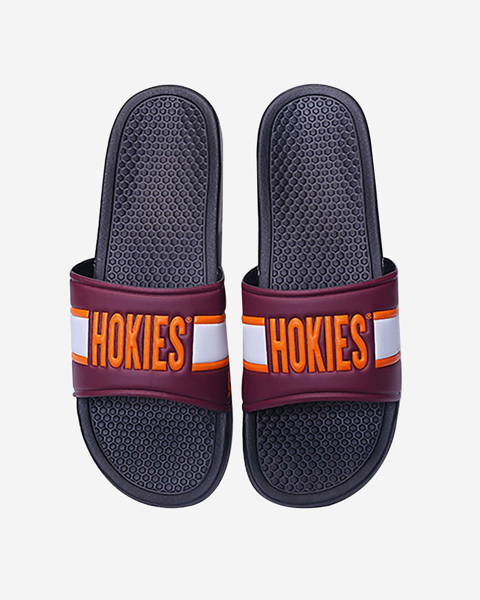 Virginia Tech Hokies Raised Wordmark Slide FOCO S - FOCO.com