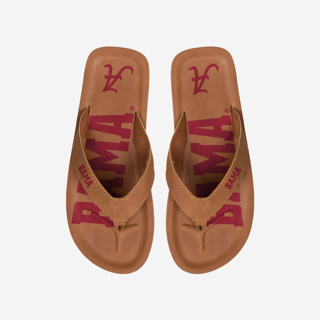 Alabama Crimson Tide Color Pop Contour Flip Flop FOCO S - FOCO.com