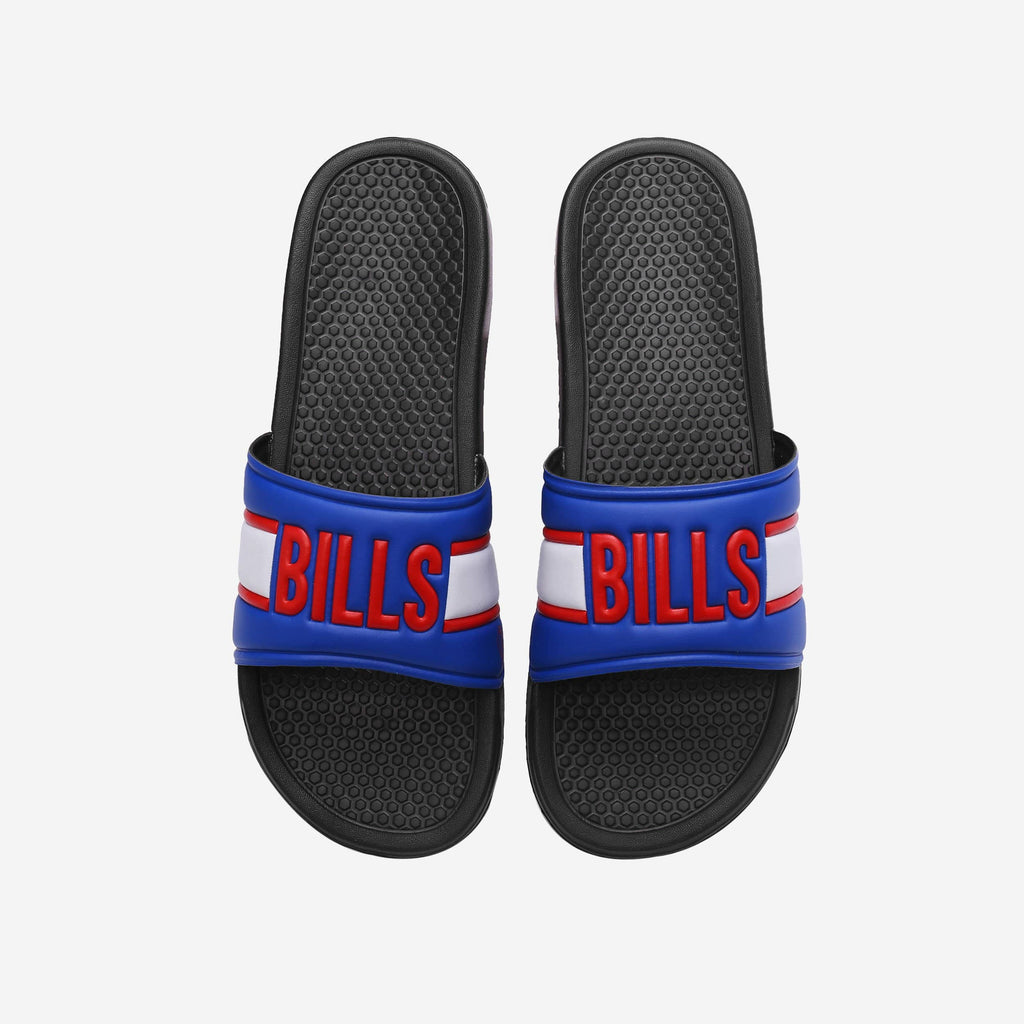 Buffalo Bills Raised Wordmark Slide FOCO S - FOCO.com
