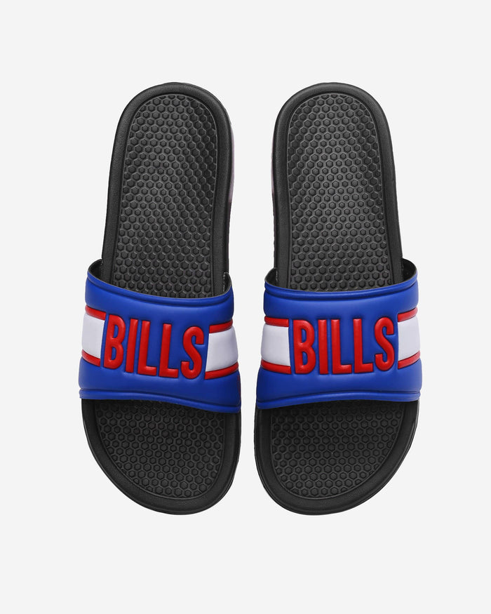 Buffalo Bills Raised Wordmark Slide FOCO S - FOCO.com