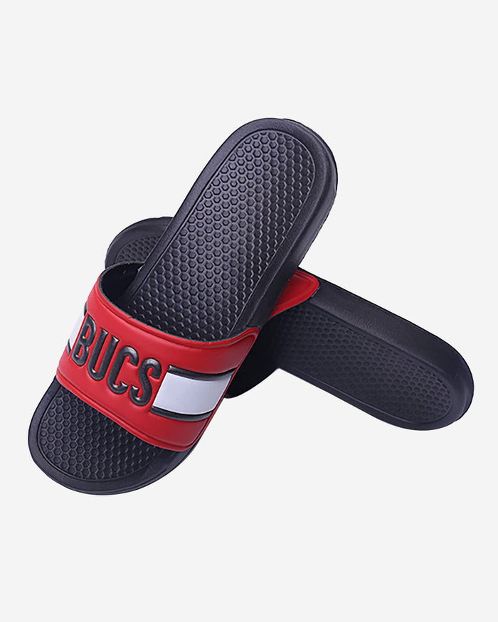 Tampa Bay Buccaneers Raised Wordmark Slide FOCO - FOCO.com