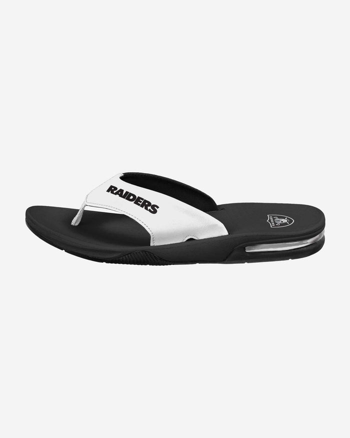 Las Vegas Raiders Team Color Contour Flip Flop FOCO - FOCO.com