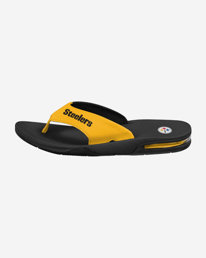 Pittsburgh Steelers Team Color Contour Flip Flop FOCO - FOCO.com