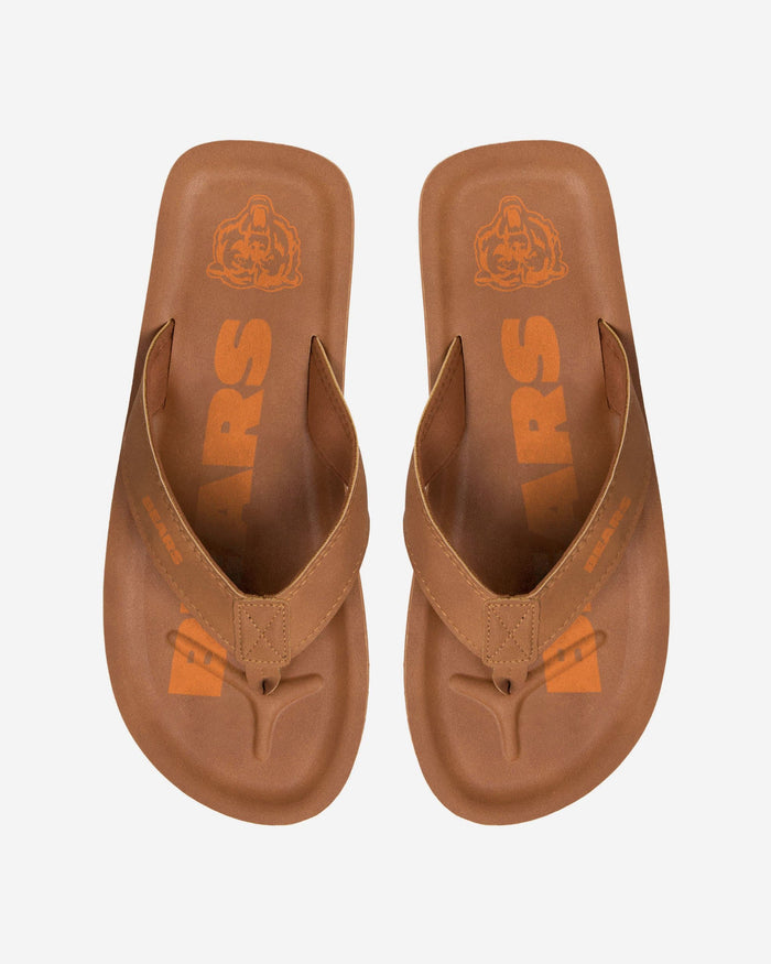Chicago Bears Color Pop Contour Flip Flop FOCO S - FOCO.com