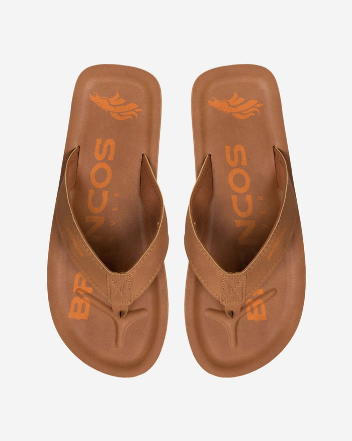 Denver Broncos Color Pop Contour Flip Flop FOCO S - FOCO.com