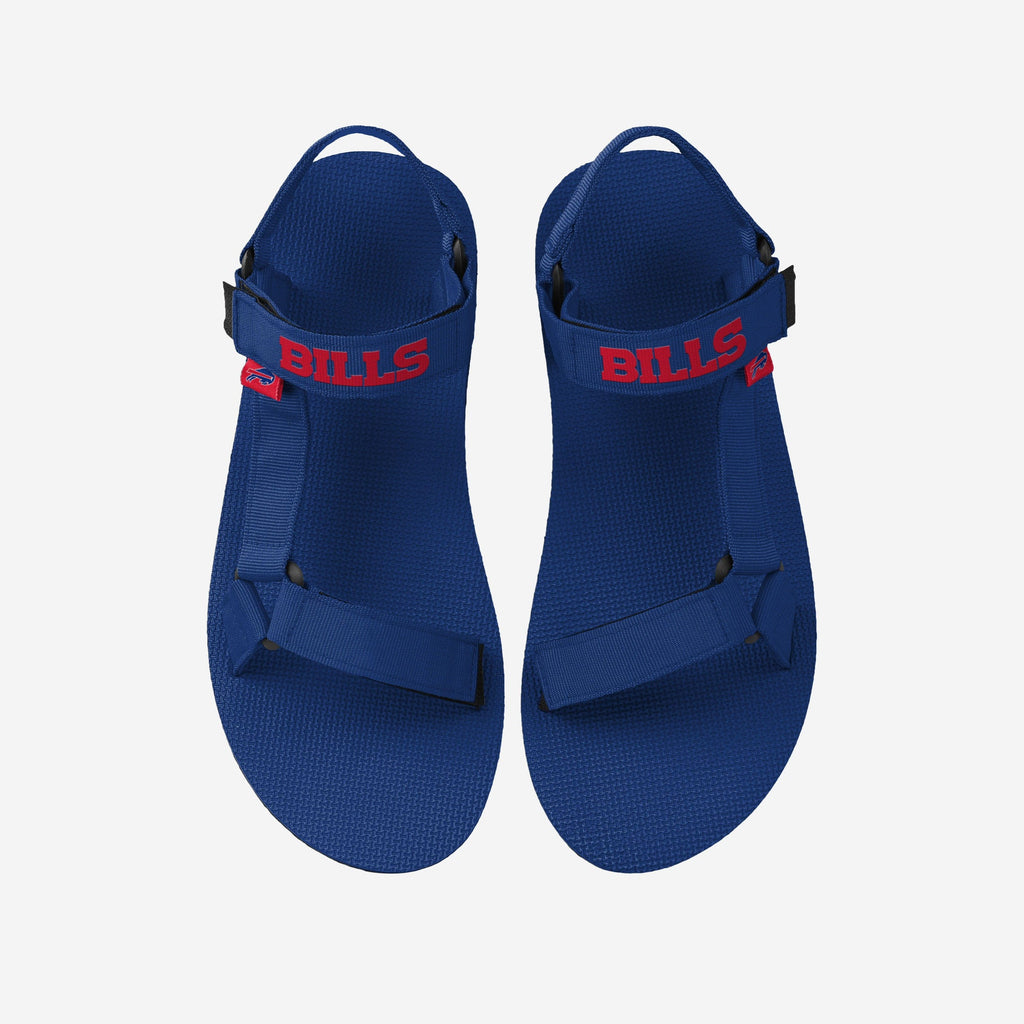 Buffalo Bills Mens Solid Strap Sandal FOCO S - FOCO.com