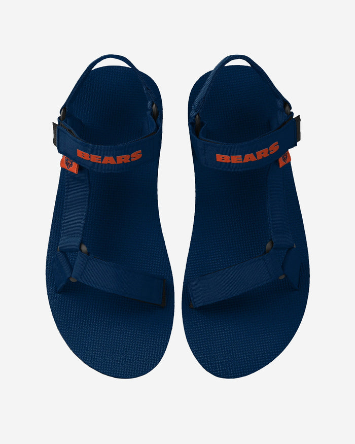 Chicago Bears Mens Solid Strap Sandal FOCO S - FOCO.com