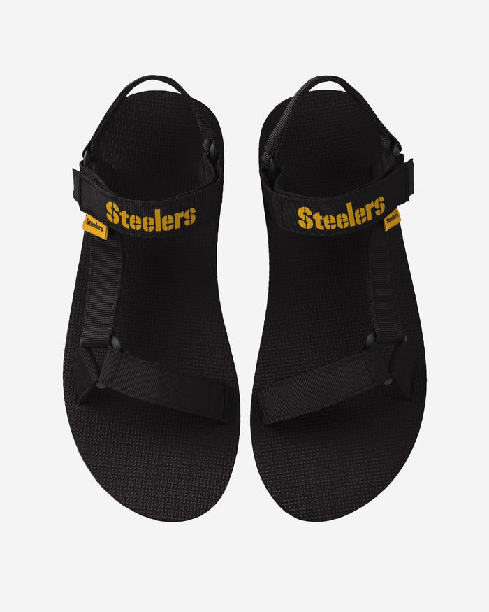 Pittsburgh Steelers Mens Solid Strap Sandal FOCO S - FOCO.com