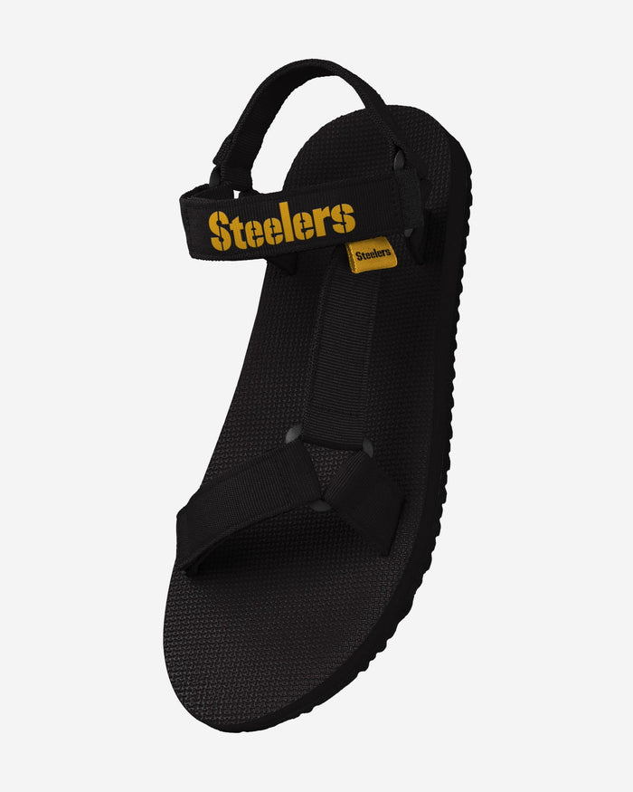 Pittsburgh Steelers Mens Solid Strap Sandal FOCO - FOCO.com