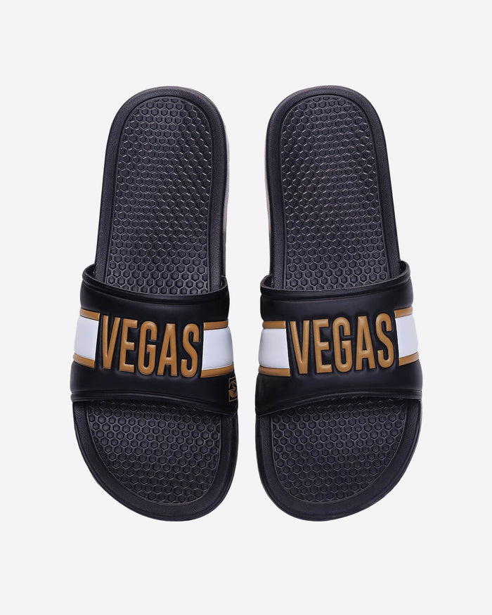 Vegas Golden Knights Raised Wordmark Slide FOCO S - FOCO.com