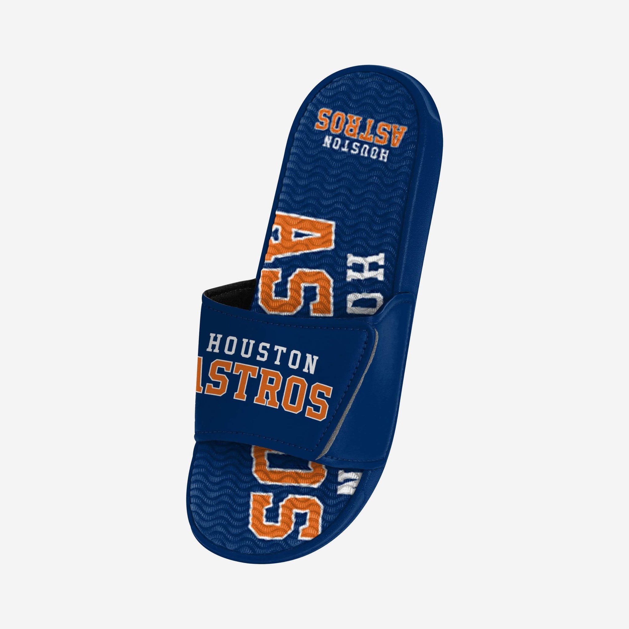 Houston Astros Colorblock Big Logo Gel Slide FOCO