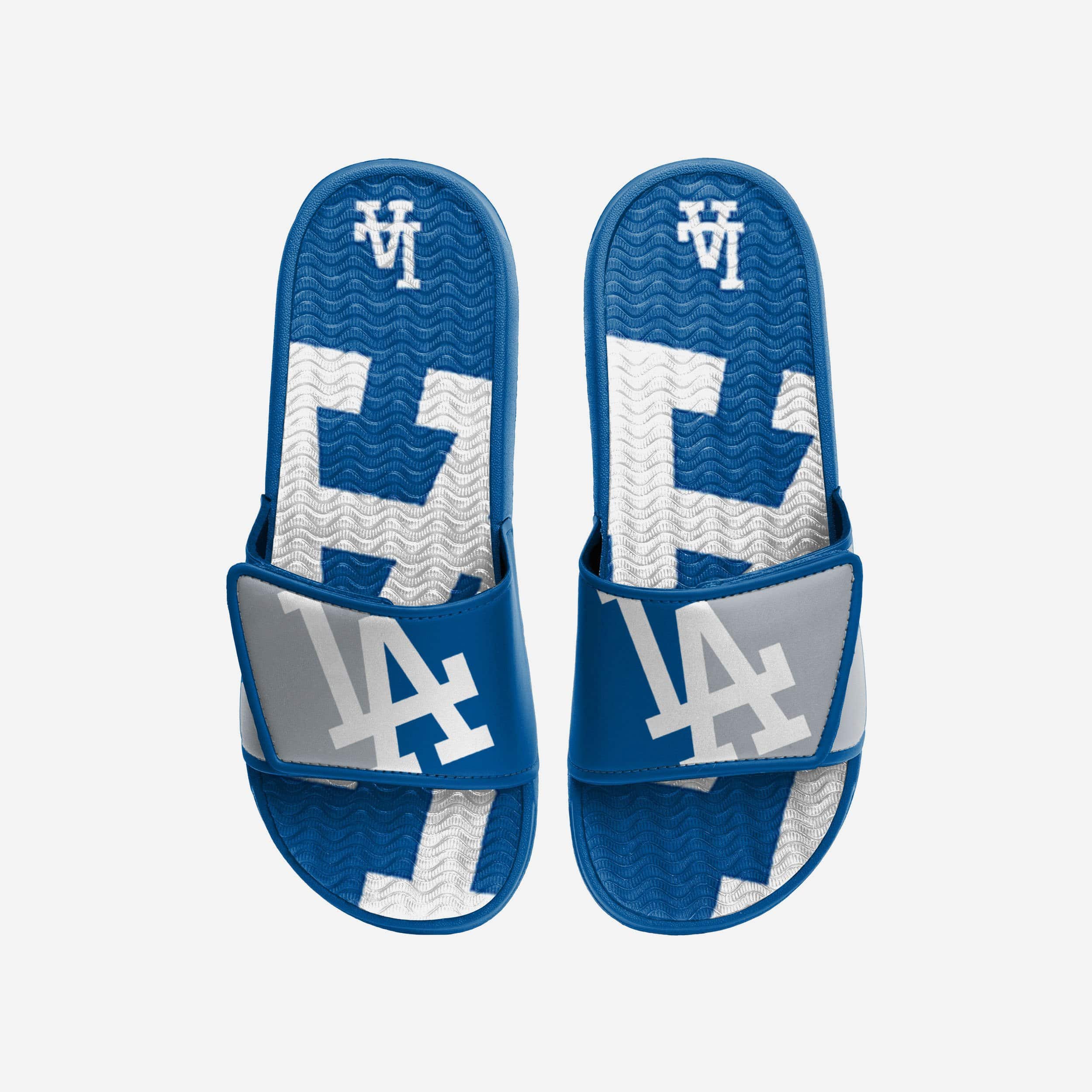 Los Angeles Dodgers Colorblock Big Logo Gel Slide FOCO