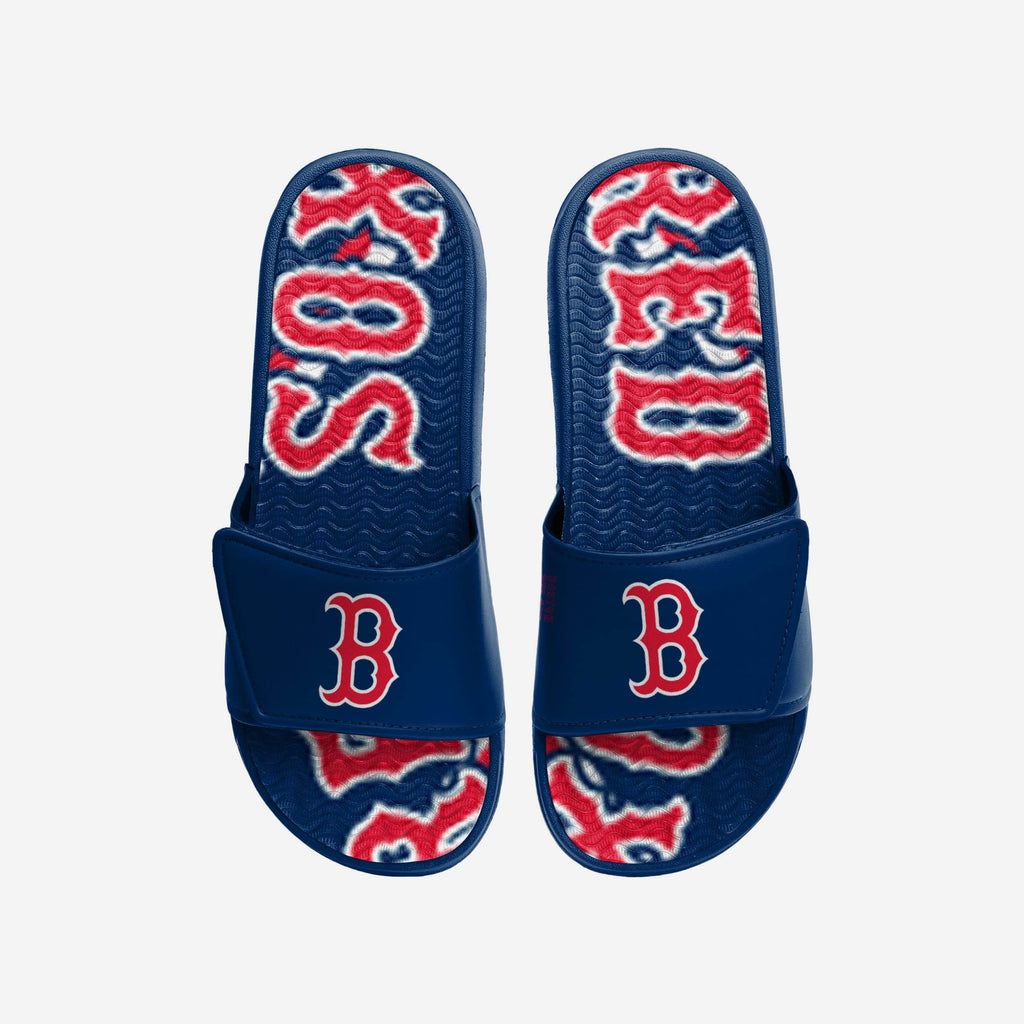Boston Red Sox Bold Wordmark Gel Slide FOCO S - FOCO.com