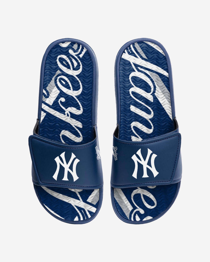 New York Yankees Bold Wordmark Gel Slide FOCO S - FOCO.com