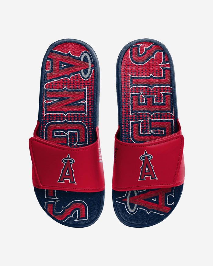 Los Angeles Angels Gradient Wordmark Gel Slide FOCO S - FOCO.com