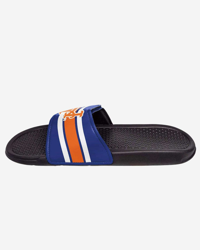 New York Mets Stripe Legacy Sport Slide FOCO - FOCO.com