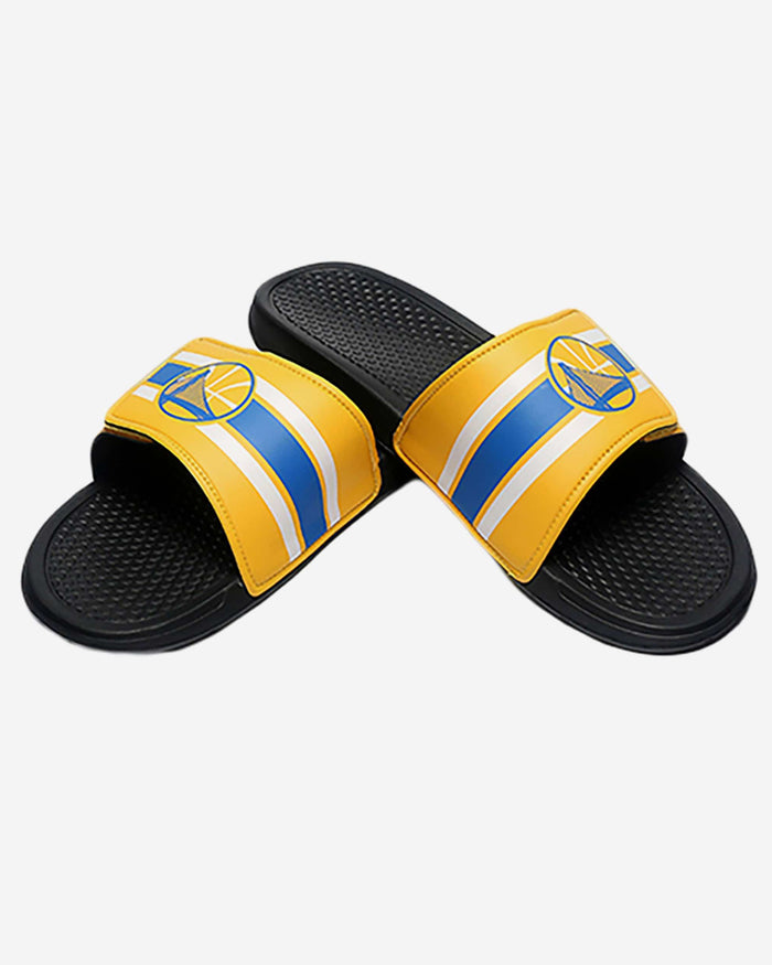 Golden State Warriors Stripe Legacy Sport Slide FOCO - FOCO.com