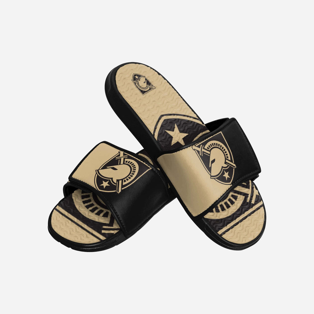 Army Black Knights Colorblock Big Logo Gel Slide FOCO