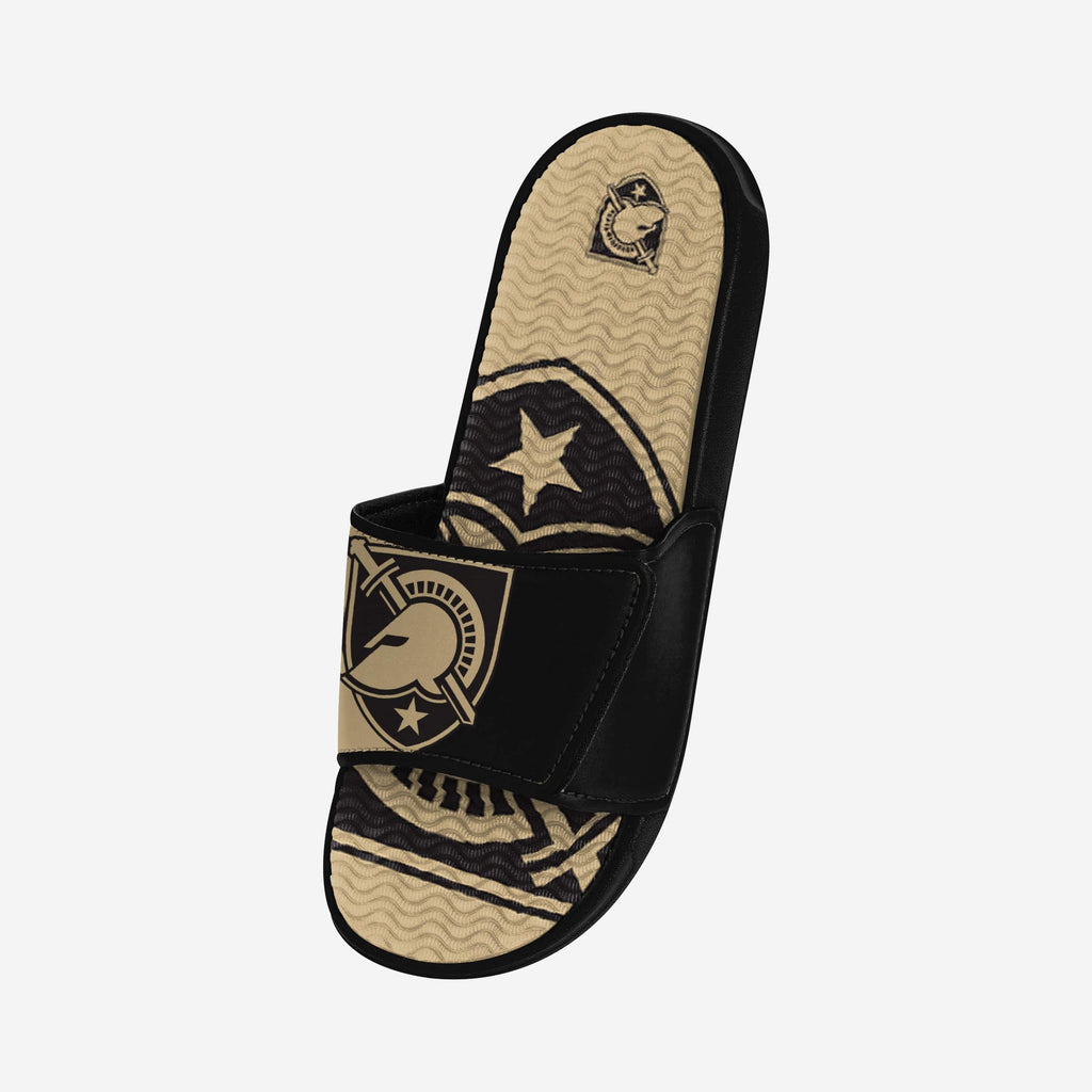 Army Black Knights Colorblock Big Logo Gel Slide FOCO