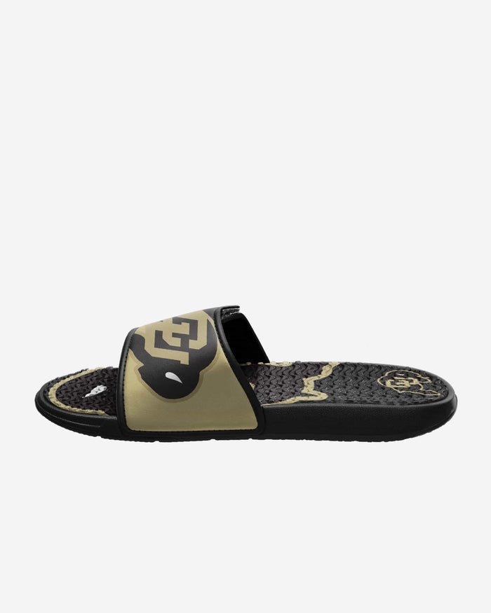 Colorado Buffaloes Colorblock Big Logo Gel Slide FOCO - FOCO.com