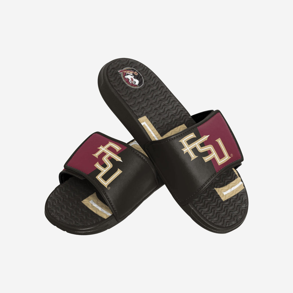 Florida State Seminoles Colorblock Big Logo Gel Slide FOCO