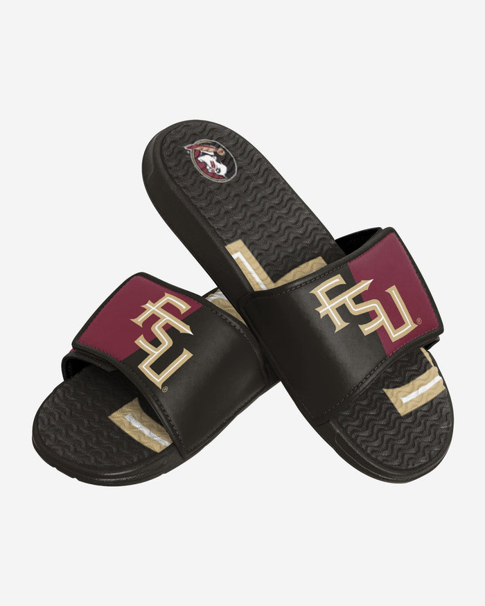 Florida State Seminoles Colorblock Big Logo Gel Slide FOCO - FOCO.com