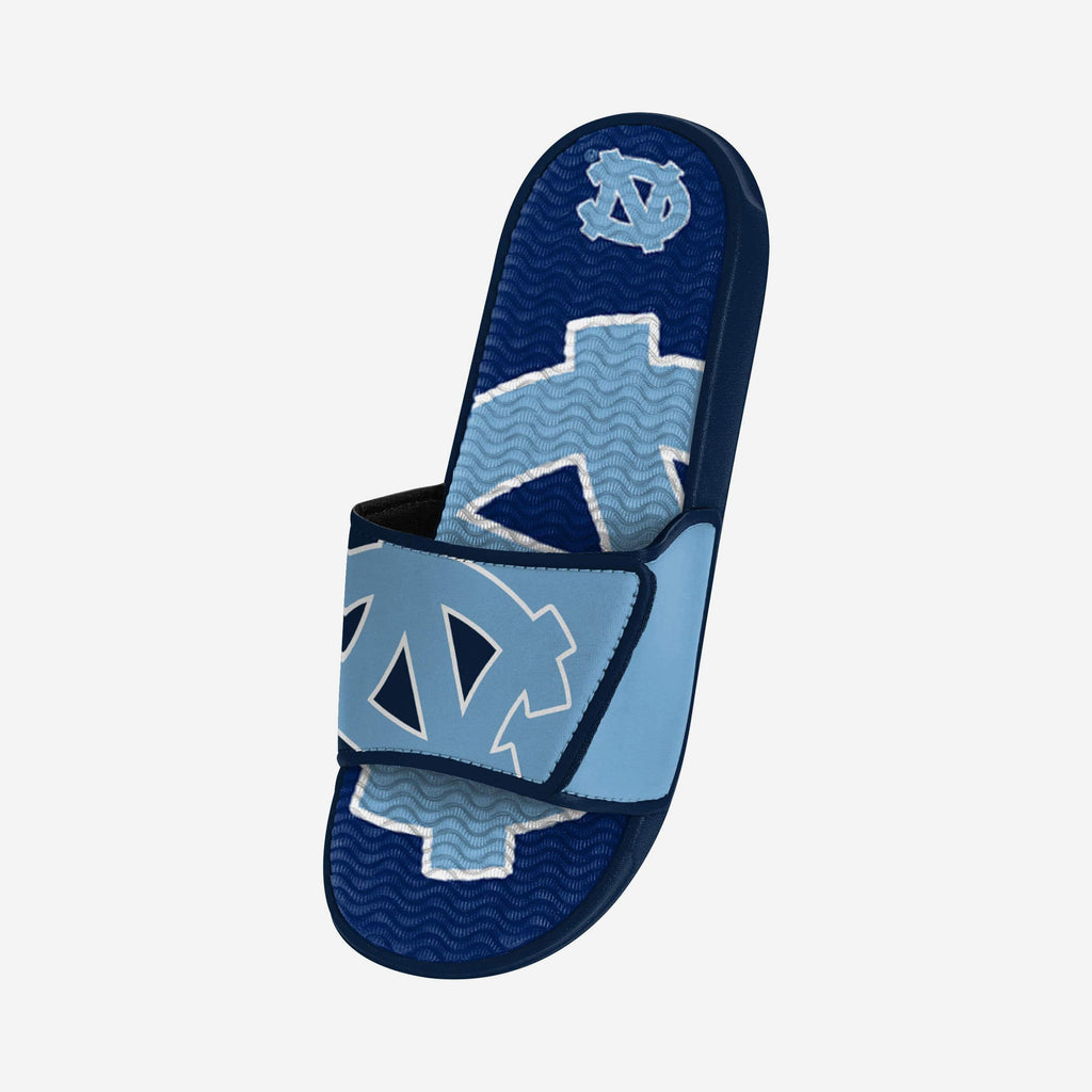 FOCO NC State Wolfpack Colorblock Gel Slides - NCAA Team Logo Sandals Size L