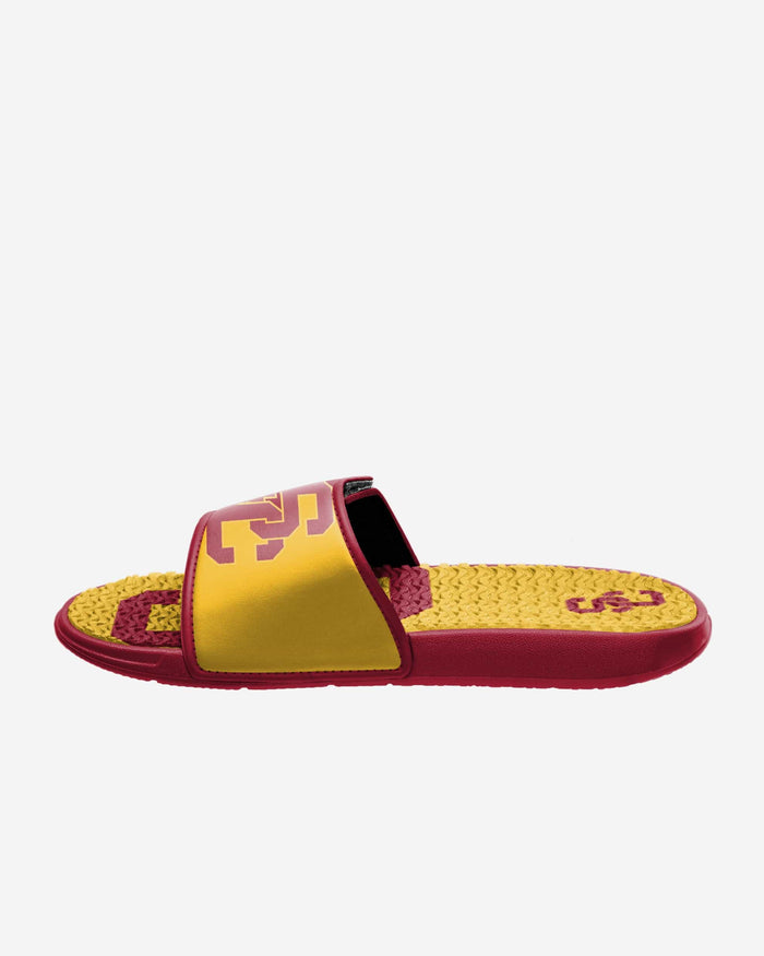 USC Trojans Colorblock Big Logo Gel Slide FOCO - FOCO.com