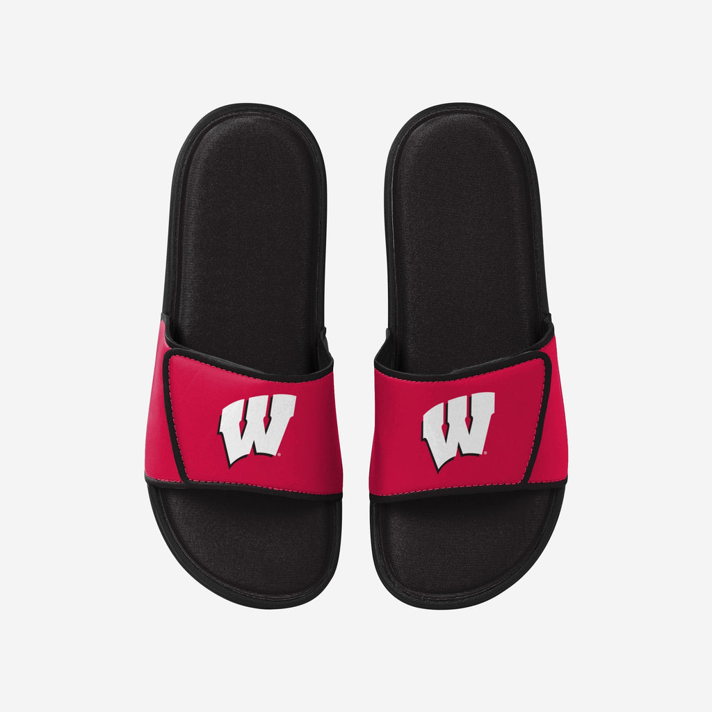Wisconsin Badgers Foam Sport Slide FOCO S - FOCO.com