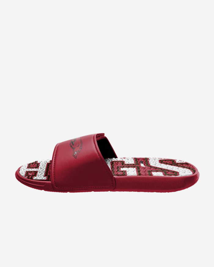 Arkansas Razorbacks Bold Wordmark Gel Slide FOCO - FOCO.com