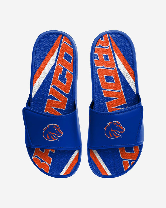 Boise State Broncos Bold Wordmark Gel Slide FOCO S - FOCO.com