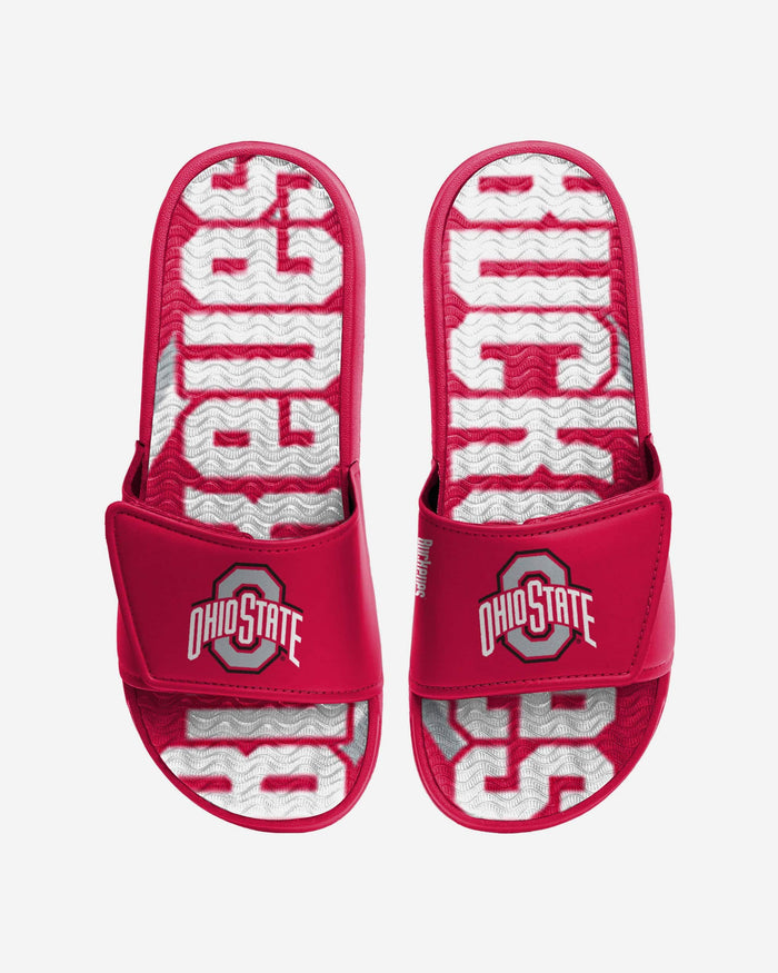 Ohio State Buckeyes Bold Wordmark Gel Slide FOCO S - FOCO.com