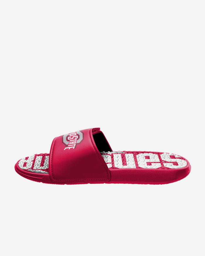 Ohio State Buckeyes Bold Wordmark Gel Slide FOCO - FOCO.com