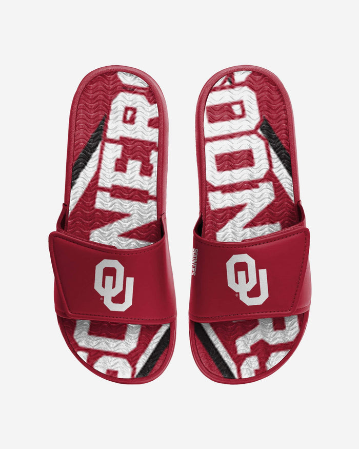 Oklahoma Sooners Bold Wordmark Gel Slide FOCO S - FOCO.com