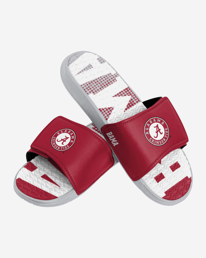 Alabama Crimson Tide Gradient Wordmark Gel Slide FOCO - FOCO.com