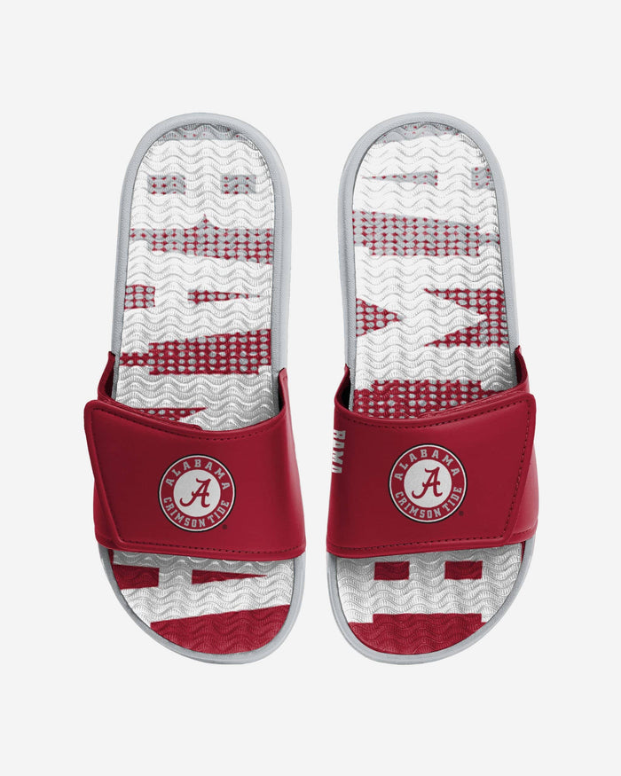 Alabama Crimson Tide Gradient Wordmark Gel Slide FOCO S - FOCO.com