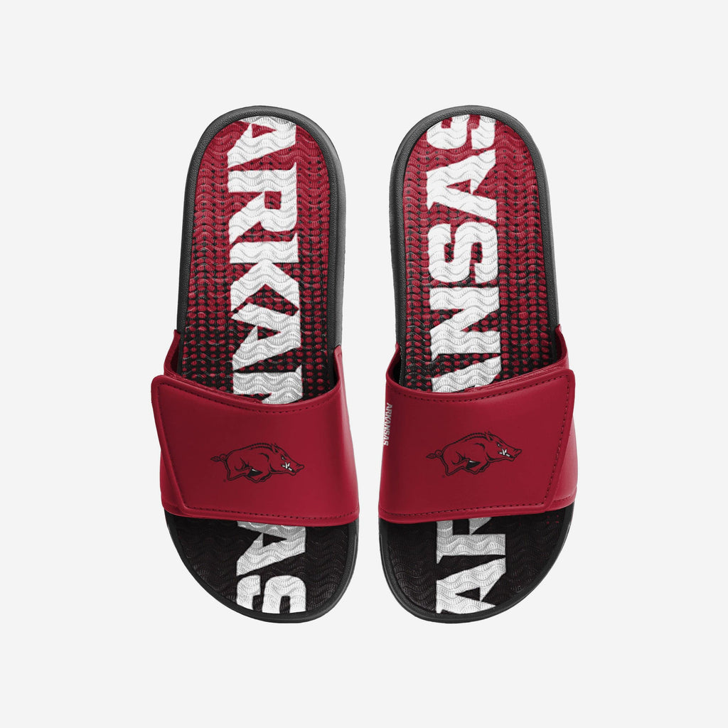 Arkansas Razorbacks Gradient Wordmark Gel Slide FOCO