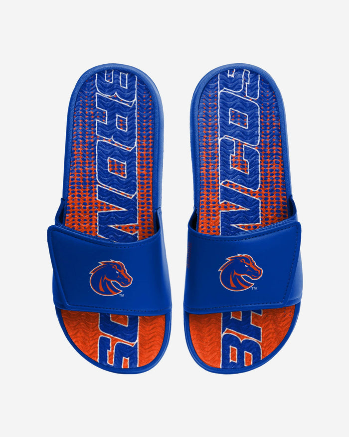 Boise State Broncos Gradient Wordmark Gel Slide FOCO S - FOCO.com