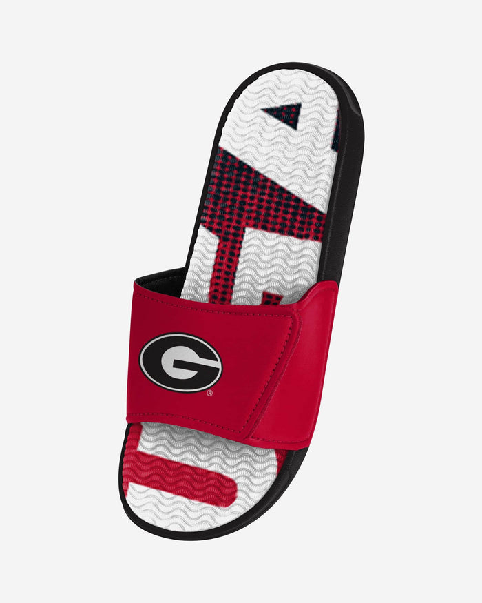 Georgia Bulldogs Gradient Wordmark Gel Slide FOCO - FOCO.com