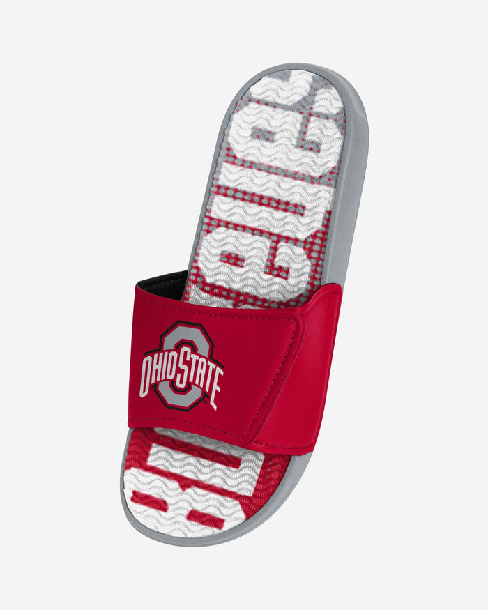 Ohio State Buckeyes Gradient Wordmark Gel Slide FOCO - FOCO.com