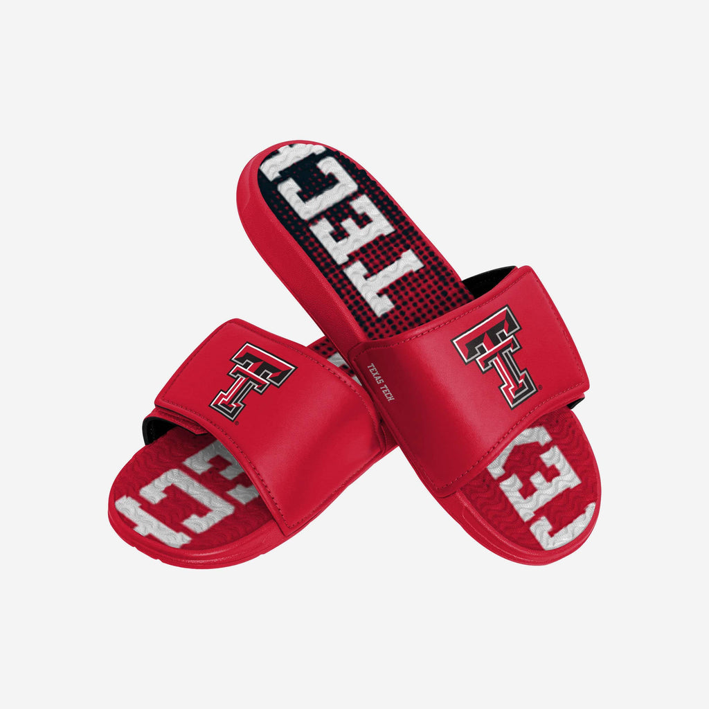 Texas Tech Red Raiders Gradient Wordmark Gel Slide FOCO