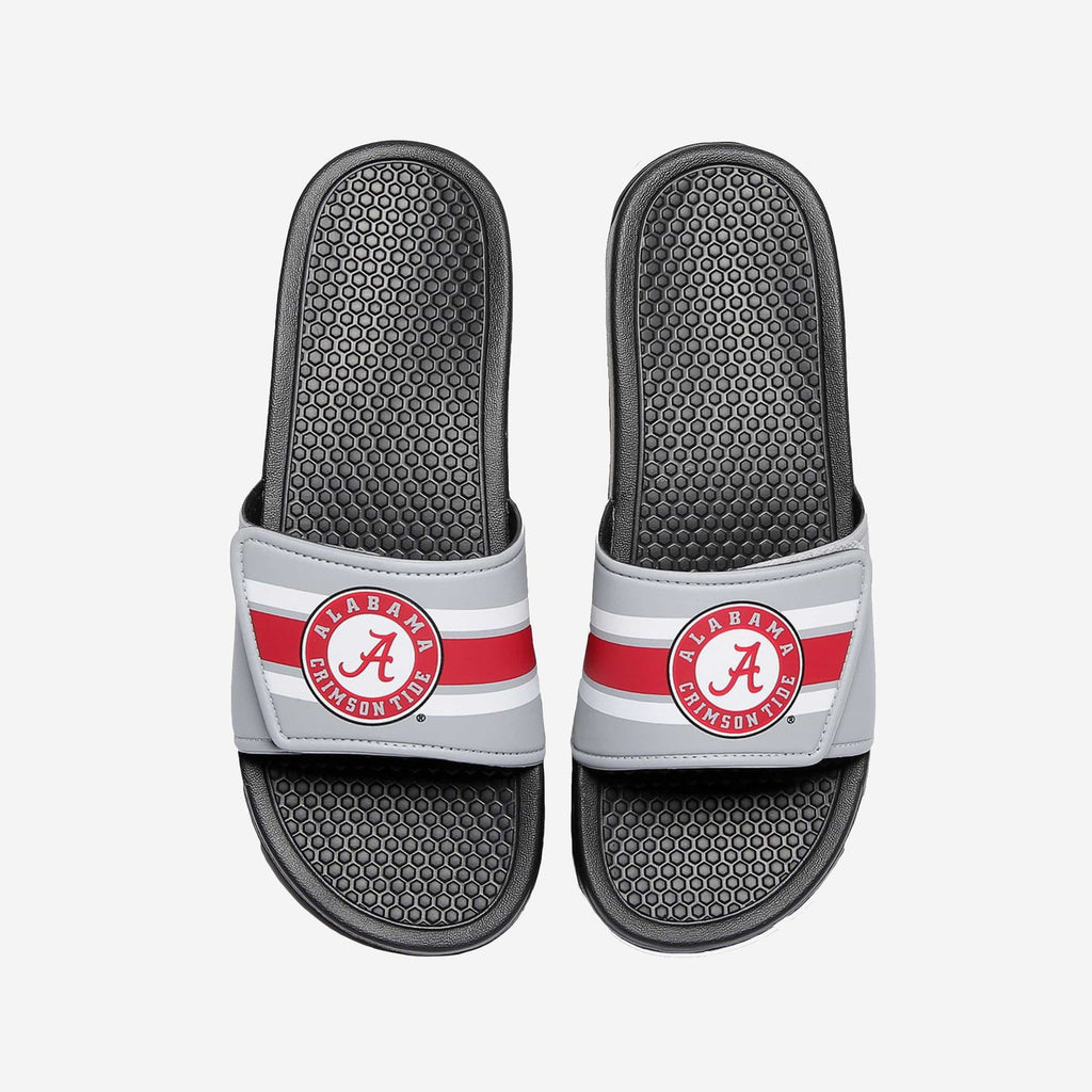 Alabama Crimson Tide Stripe Legacy Sport Slide FOCO S - FOCO.com