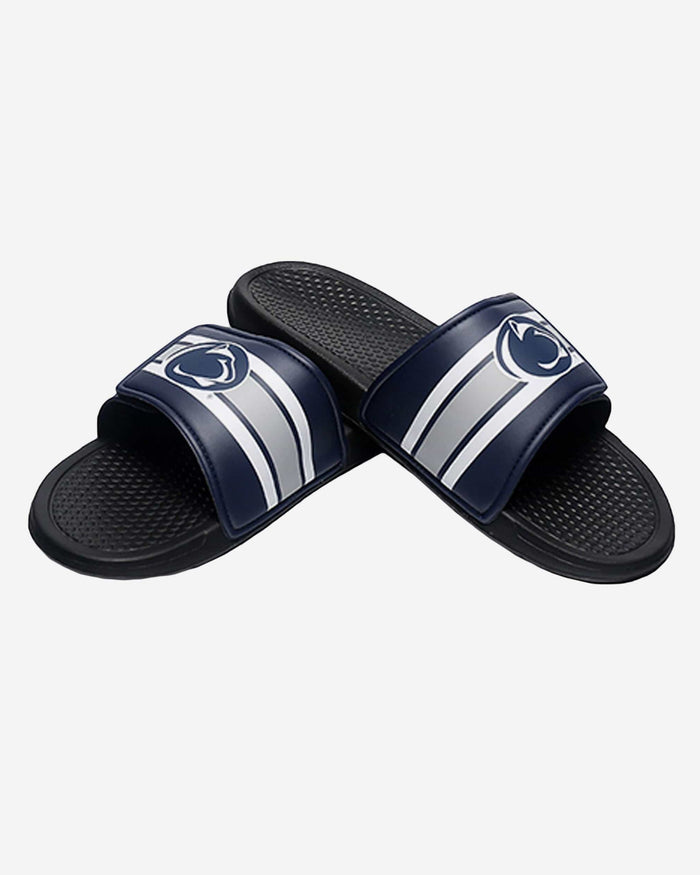 Penn State Nittany Lions Stripe Legacy Sport Slide FOCO - FOCO.com