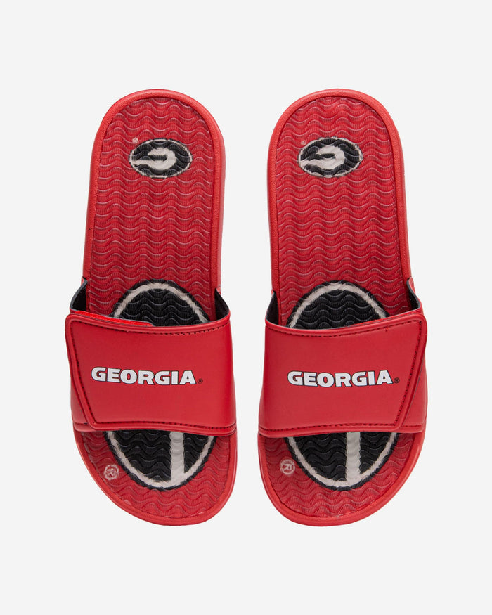 Georgia Bulldogs Wordmark Gel Slide FOCO S - FOCO.com