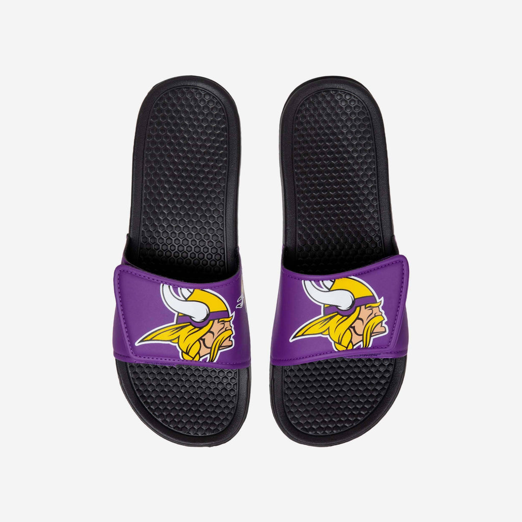 Minnesota Vikings Cropped Big Logo Slide FOCO S - FOCO.com